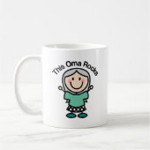 Mug Cet Oma bascule l'idée de cadeau (Gauche)