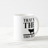 Mug C'Était Alors La Vache (Devant droit)