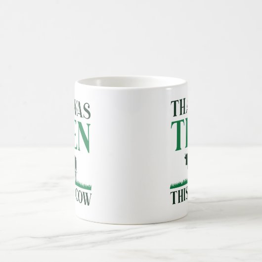 Mug C'Était Alors La Vache (Centre)