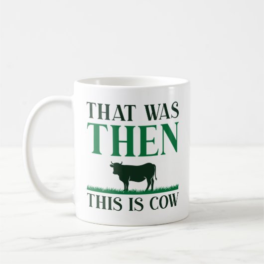 Mug C'Était Alors La Vache (Gauche)