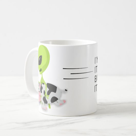 Mug C'était des aliens (Devant gauche)