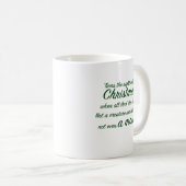 Mug C'était la citation de la nuit avant Noël (Devant droit)