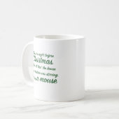 Mug C'était la citation de la nuit avant Noël (Devant gauche)