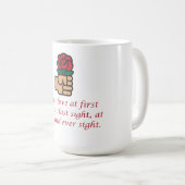 Mug C'Était L'Amour À Première Vue (Devant droit)