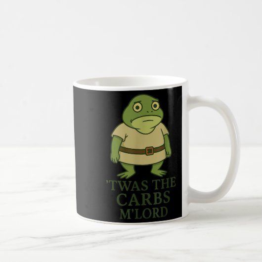 Mug C'Était Le Mlord Carbs Funny Frog Meme Médiéval (Droite)
