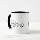 Mug C'était moi - j'ai laissé les chiens sortir drôles (Devant gauche)