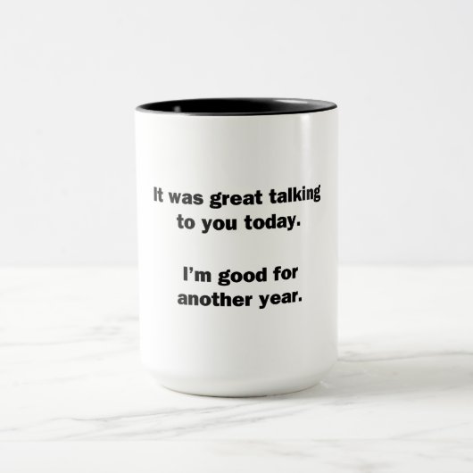 Mug C'était super de discuter (Centre)