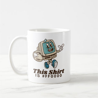 Mug Cette chemise est #FF0000