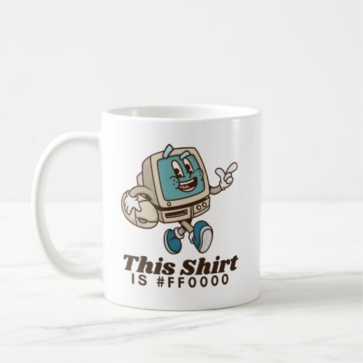 Mug Cette chemise est #FF0000 (Gauche)