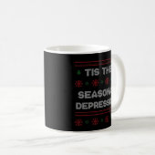 Mug Cette citation de mème de dépression saisonnière (Devant droit)