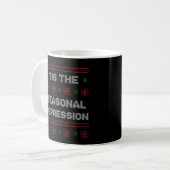 Mug Cette citation de mème de dépression saisonnière (Devant gauche)