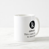 Mug Cette Conversation Est Maintenant Terminée (Devant droit)