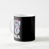Mug Cette Dame De Chien Vote Kamala (Devant gauche)