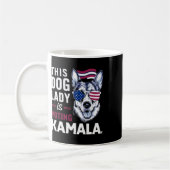 Mug Cette Dame De Chien Vote Kamala (Gauche)