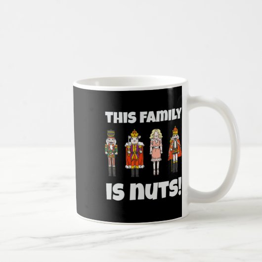 Mug Cette Famille Est Nuts Nutcracker Squad Correspond (Droite)