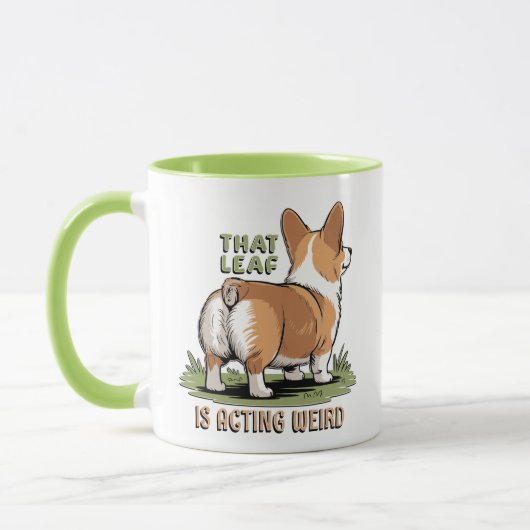 Mug Cette feuille se comporte bizarrement (Gauche)