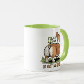 Mug Cette feuille se comporte bizarrement (Devant droit)