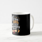 Mug Cette fille a obtenu son diplôme de master (Devant droit)
