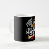 Mug Cette fille a obtenu son diplôme de master (Devant gauche)