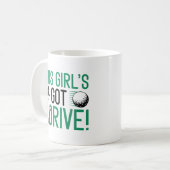 Mug Cette fille a une voiture (Devant gauche)