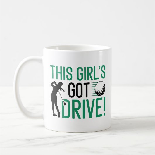 Mug Cette fille a une voiture (Gauche)