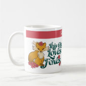 Mug Cette fille adore les renards (Gauche)