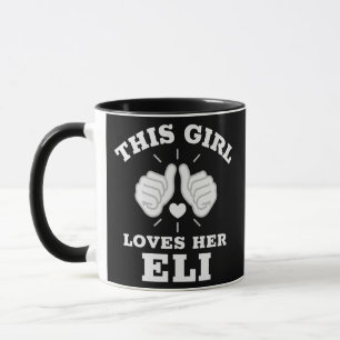 Mug Cette fille adore son Eli
