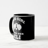 Mug Cette fille adore son Eli (Devant gauche)
