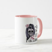 Mug Cette fille aime Halloween (Devant droit)