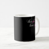 Mug Cette fille aime Jésus-Christ Femmes Foi T-Shir (Devant droit)