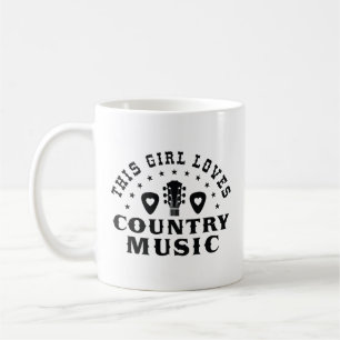 Mug Cette Fille Aime La Musique Country