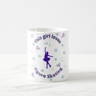 Mug Cette Fille Aime Le Patinage Artistique