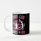 Mug Cette Fille Aime Pêcher Les Filles De Pêche (Gauche)