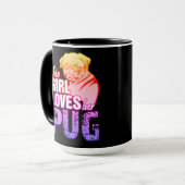 Mug Cette Fille Aime Son Carlin (Devant gauche)