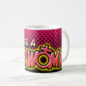 Mug Cette fille est une superwoman (Devant droit)