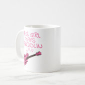 Mug Cette Fille Joue Du Mandolin, Une Femme Mandolinis (Devant gauche)