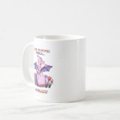 Mug Cette fleur sent le dragon mignon visqueux de bébé (Devant gauche)