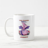 Mug Cette fleur sent le dragon mignon visqueux de bébé (Gauche)