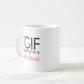 Mug Cette grand-maman de TGIF est fabuleuse (Devant gauche)