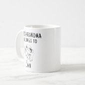 Mug Cette Grand-Mère Appartient À | Drôle Gift Café Mu (Devant gauche)