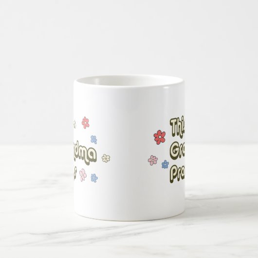 Mug Cette grand-mère prie Super (Centre)