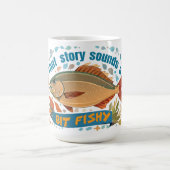 Mug "Cette histoire sent un peu le poisson d'avril" Pê (Centre)