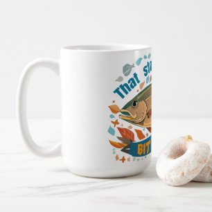 Mug "Cette histoire sent un peu le poisson d'avril" Pê
