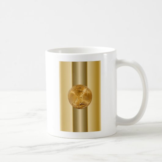 Mug Cette image représente une pièce d'aigle d'or amér (Droite)