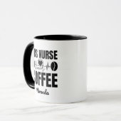 Mug Cette Infirmière A Besoin De Café Personnalisé (Devant gauche)