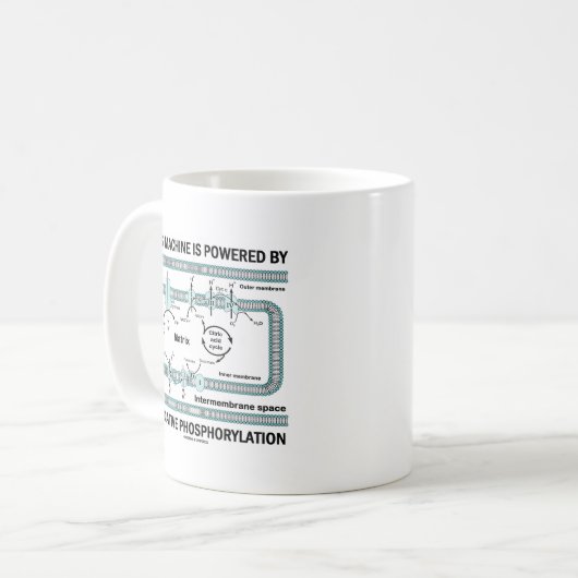 Mug Cette machine actionnée par phosphorylation (Devant gauche)