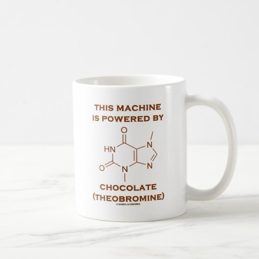 Mug Cette machine est actionnée par le chocolat (la (Droite)
