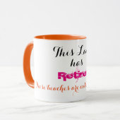 Mug Cette Madame s'est retirée - (Devant gauche)