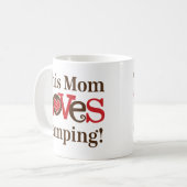 Mug Cette maman aime camper (Devant gauche)