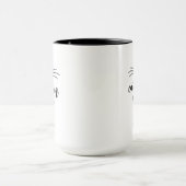Mug "Cette Maman Chat Appartient À" Personnalisé Nom D (Centre)